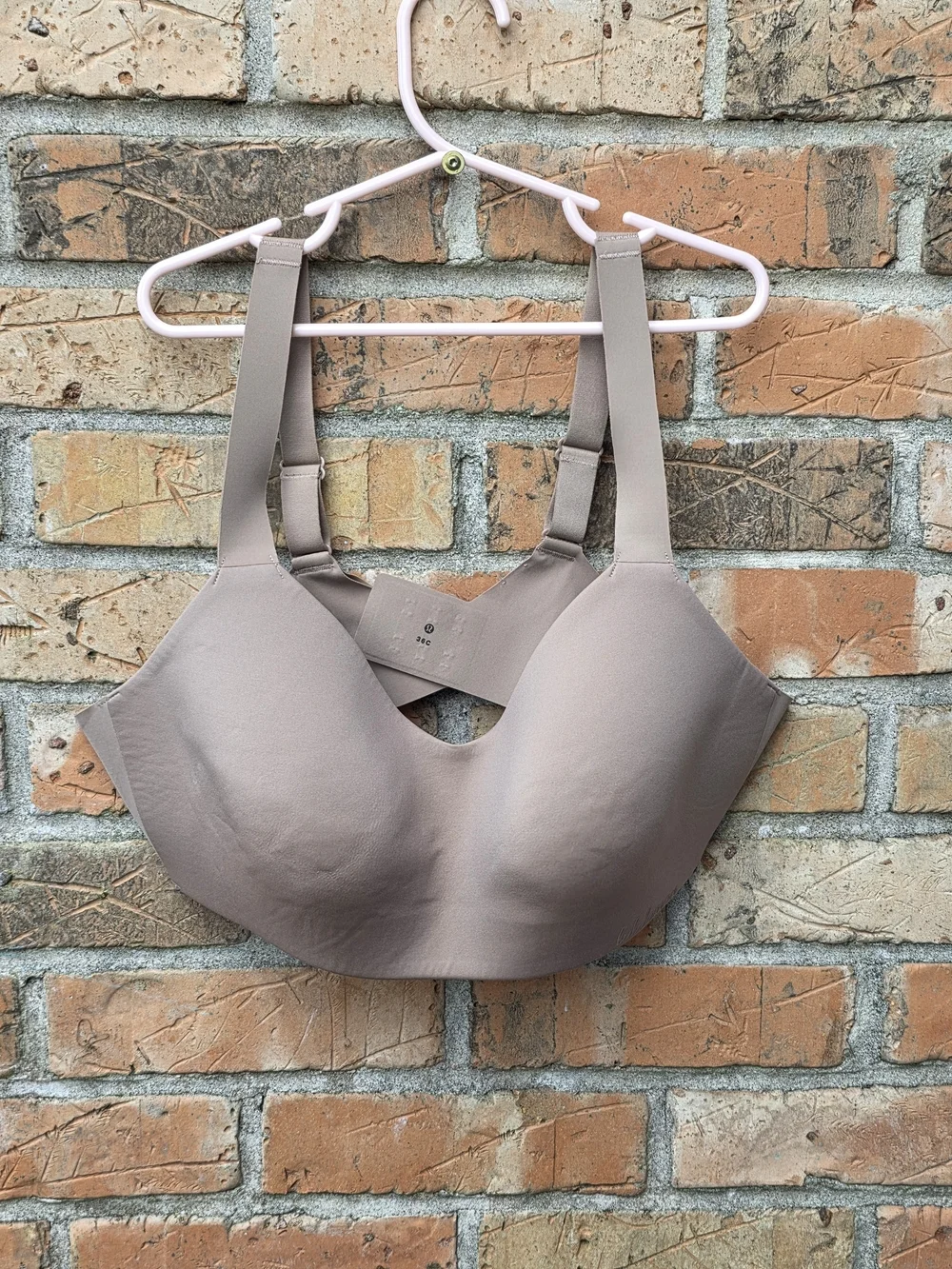 lululemon athletica Smooth Wireless Bra in Taupe